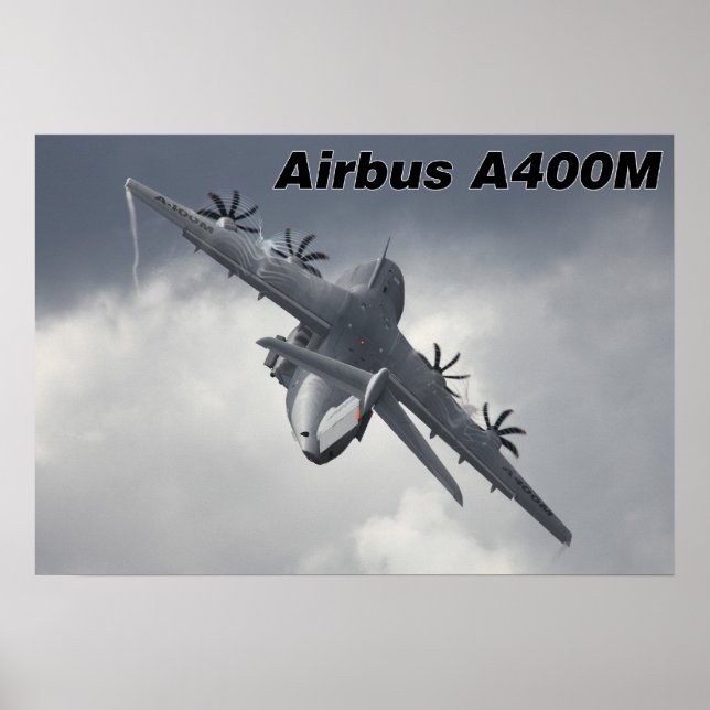 Affiche A400M en action (Devant)