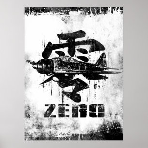 Affiche A6M zéro
