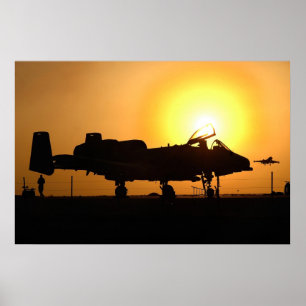 Affiche A-10 coup de foudre II