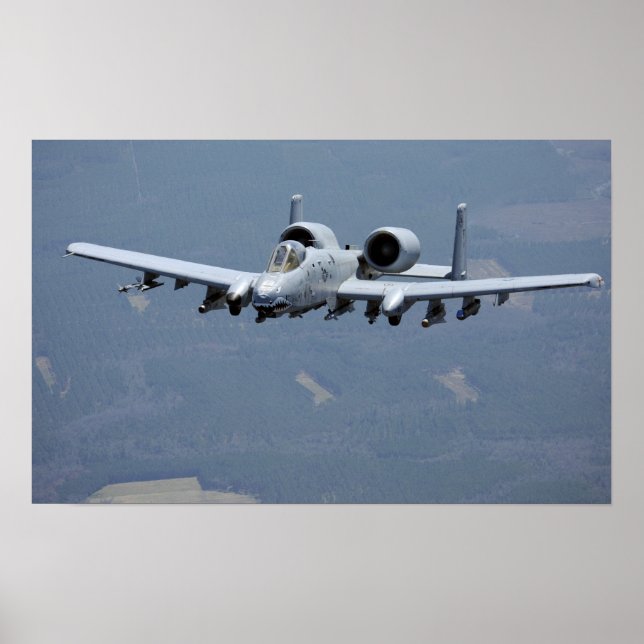 Affiche A-10 Thunderbolt II Aircraft (Devant)