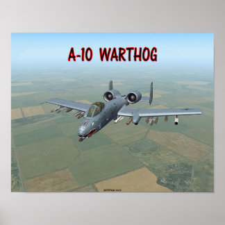 AFFICHE A-10 WARTHOG