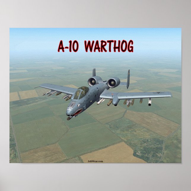 AFFICHE A-10 WARTHOG (Devant)