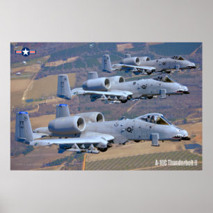 AFFICHE A-10C THUNDERBOLT II
