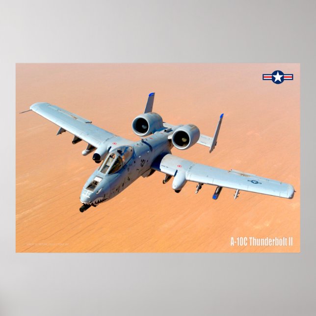 AFFICHE A-10C THUNDERBOLT II (Devant)