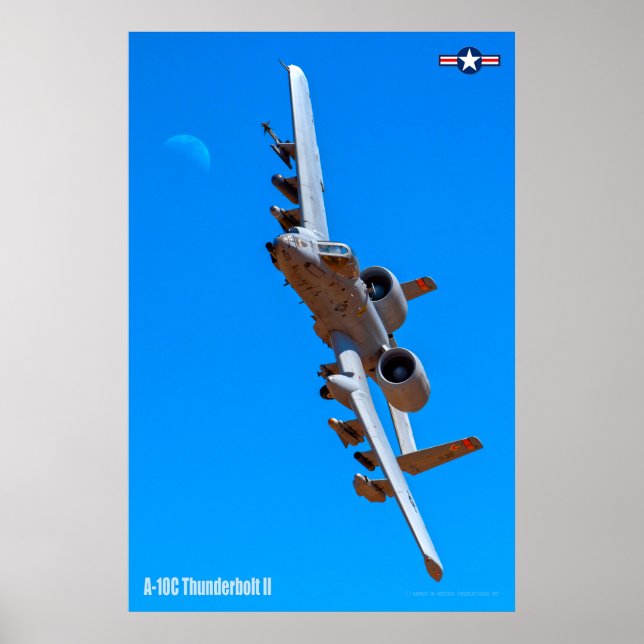 AFFICHE A-10C THUNDERBOLT II (Devant)