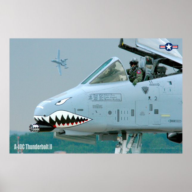 AFFICHE A-10C THUNDERBOLT II (Devant)