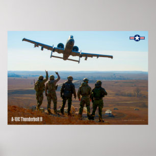 AFFICHE A-10C THUNDERBOLT II