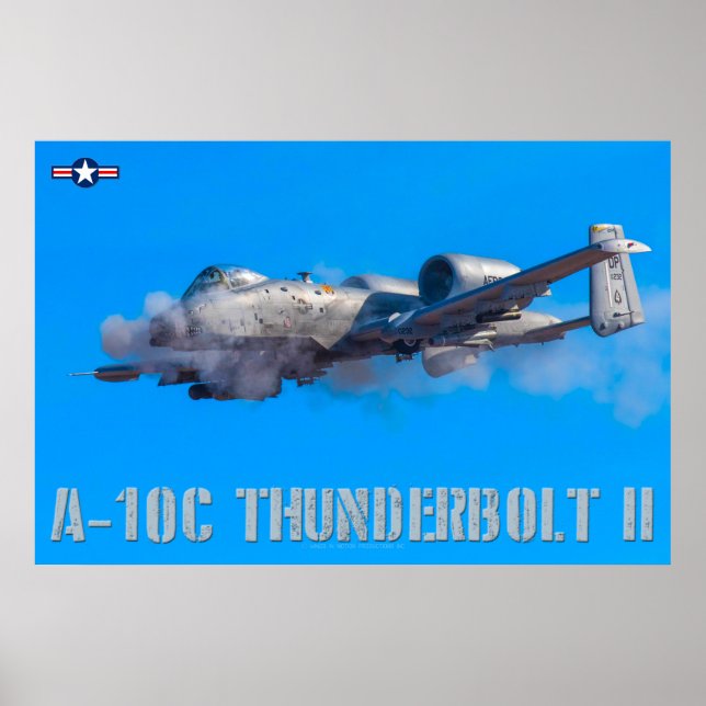 AFFICHE A-10C THUNDERBOLT II (Devant)