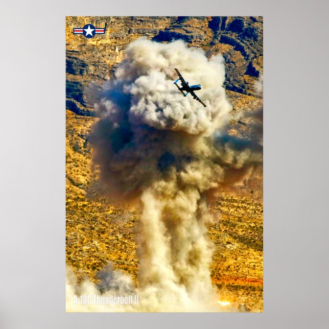 AFFICHE A-10C THUNDERBOLT II (Devant)