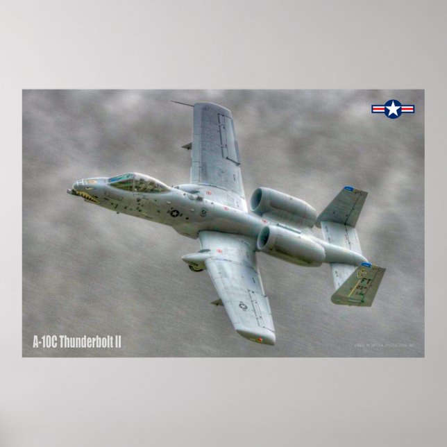 AFFICHE A-10C THUNDERBOLT II (Devant)
