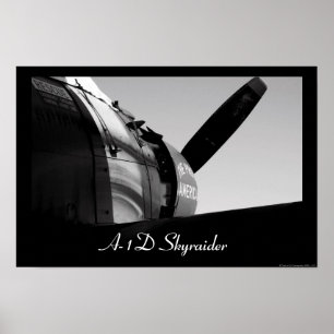 Affiche A-1D Skyraider