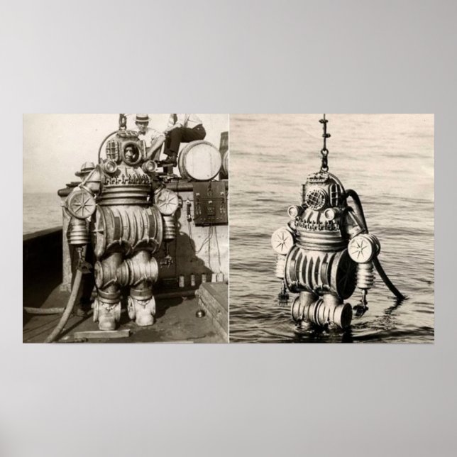 Affiche A 550 LB Diving Suit From The 1900's (Devant)