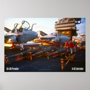Affiche A-6E INTRUDER et EA-6B PROWLER