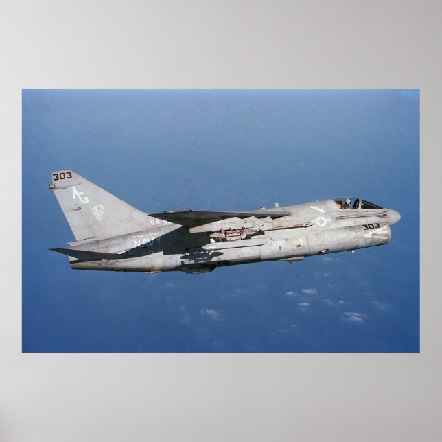 Affiche A-7 Corsair II (Devant)