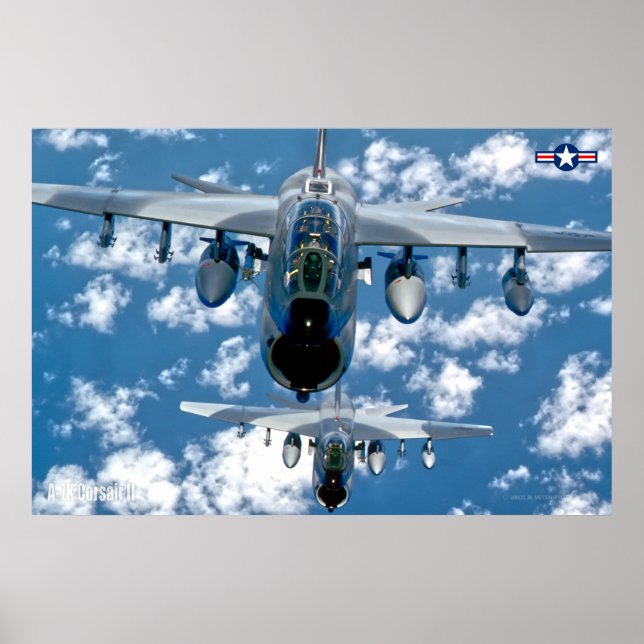 AFFICHE A-7 K CORSAIR II (Devant)