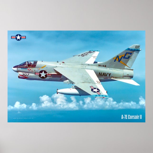 AFFICHE A-7E CORSAIR II (Devant)