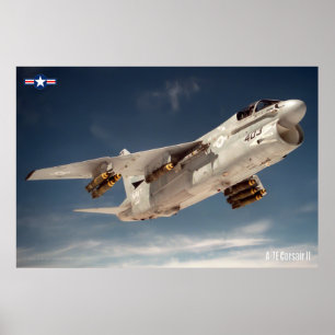 AFFICHE A-7E CORSAIR II