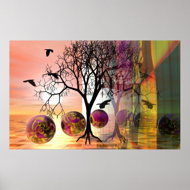 Affiche A beautiful autumn morning (Devant)