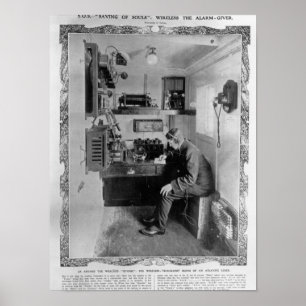 Affiche À bord du naufrage "Titanic"