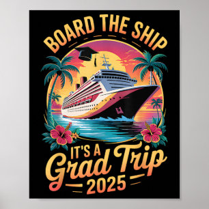 Affiche À Bord Du Navire Son Voyage D'Études 2025 Senior C