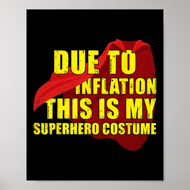 Affiche A Cause De L'Inflation, C'Est Ma Salle De Costume  (Devant)