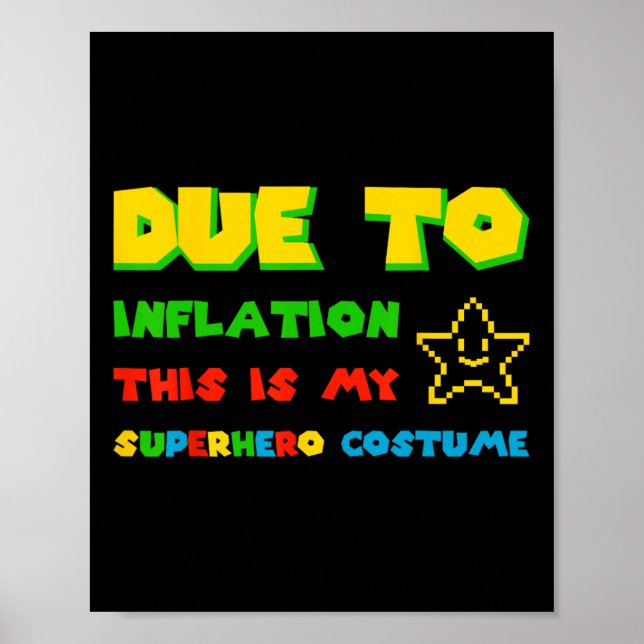 Affiche A Cause De L'Inflation, C'Est Ma Salle De Costume  (Devant)