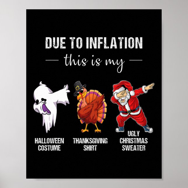 Affiche A Cause De L'Inflation, C'Est Mon Action De grâce  (Devant)