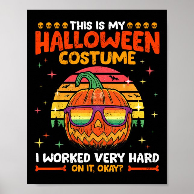 Affiche A Cause De L'Inflation C'Est Mon Costumes D'Hallow (Devant)