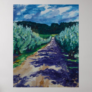 Affiche à Château Val Joanis de le Chemin