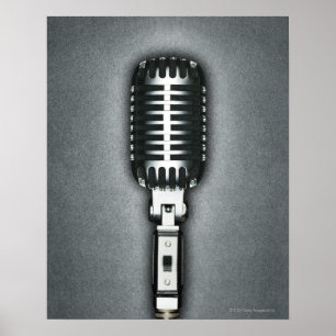 Affiche A Classic microphone