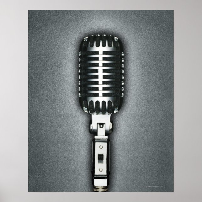 Affiche A Classic microphone (Devant)