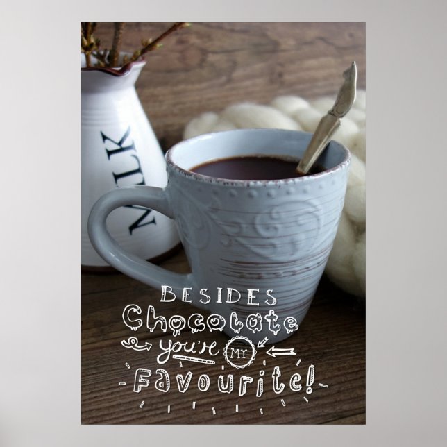 Affiche A côté du chocolat (Devant)