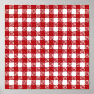 Affiche à damiers motif