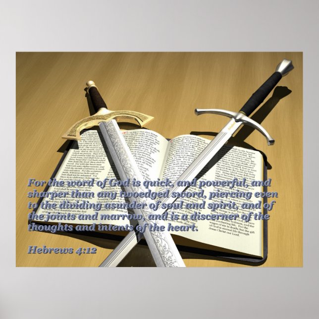 Affiche à deux épées (Devant)