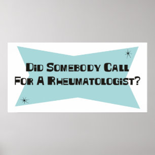 Affiche A fait quelqu'un appel pour un rhumatologue