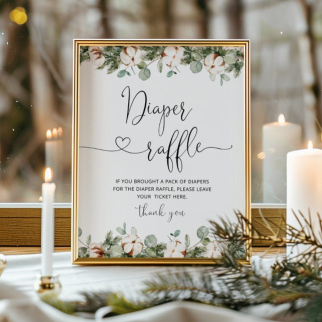 Affiche À feuillage persistant bébé il fait froid à l'exté (Créateur téléchargé)