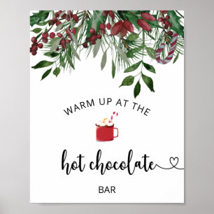 Affiche À feuillage persistant Réchauffez-vous au Hot Choc