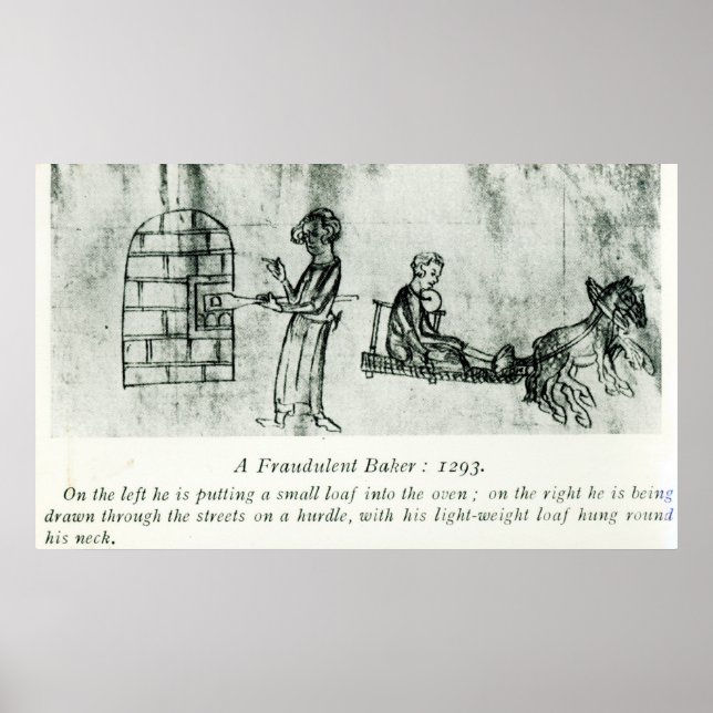 Affiche A Fraudulent Baker, 1293 (Devant)