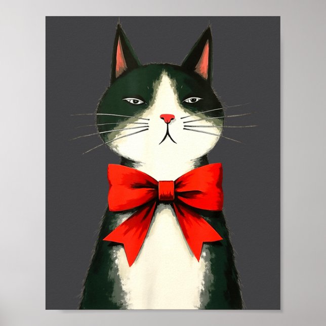 Affiche A Frumpy Holiday Cat Fun Design  (Devant)