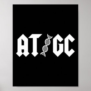 Affiche À Gc Biologie Brin Dna Double Hélice Enseignant Ét