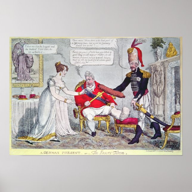 Affiche A German Present or the Lover's Token (Devant)