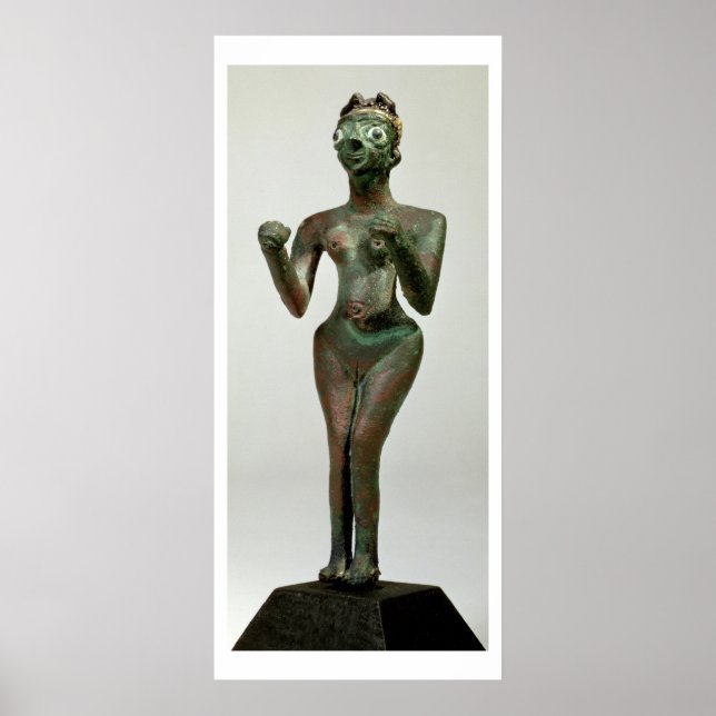 Affiche A Goddess of Mari, Early Dynastic Period, c.25th-2 (Devant)