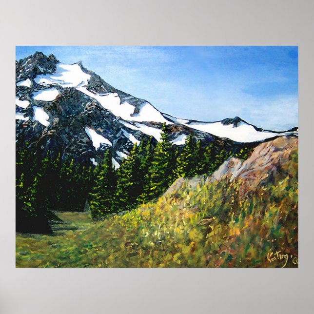 Affiche A good day in the Cascades (Devant)