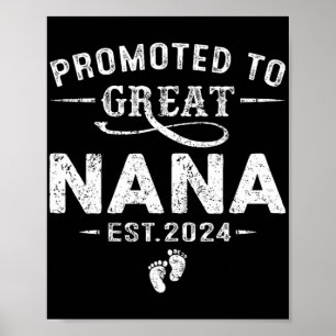 Affiche À Great Nana 2024 Fête des mères première maman
