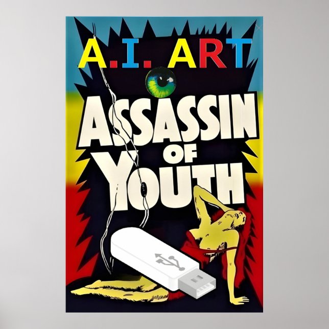 Affiche A.I. Art - Assassin of Youth (Devant)