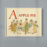 A Is For Apple Pie Vintage Restored Kids