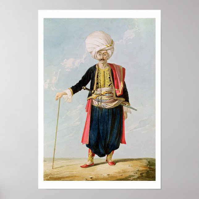 Affiche A Janissary, c.1823 (Devant)