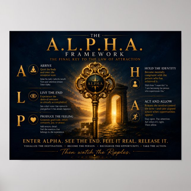 Affiche A.L.P.H.A. 16x12 (Devant)