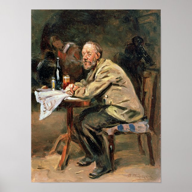 Affiche À la bouteille (Devant)