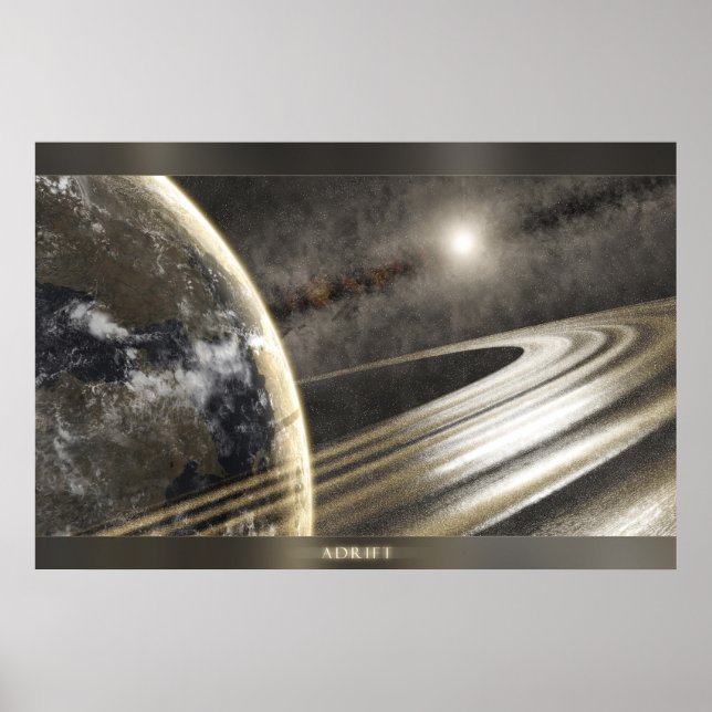 Affiche À la dérive (Devant)